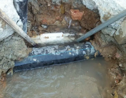 市北测漏水之水管漏水